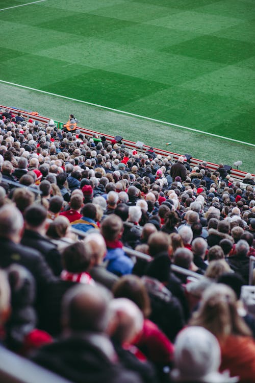 Football fans in a stadium — personalised football ground signs from The Quirky Gift Co