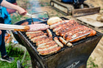 BBQ grill with food – best BBQ gifts UK for grill masters