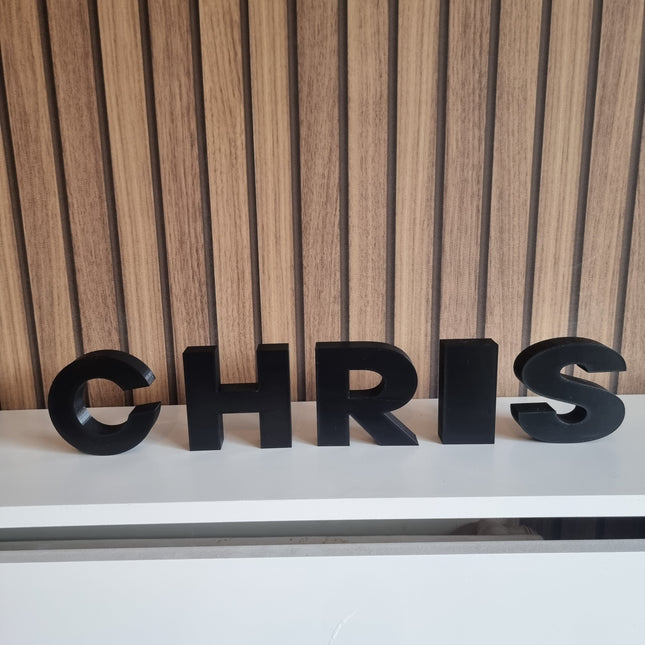 Personalised Decorative Letters Initials Ornament - 3D Printed, New Home Gift, Perfect Gift, 3D Printed Gift, Freestanding letters,