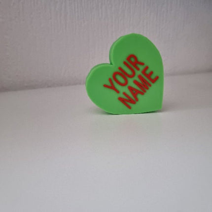 Personalized Custom 3D Printed Heart with Engraved Name - Personalized Romantic Keepsake for Any Occasion - Gift for him and her. Boyfriend