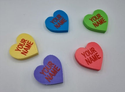 Personalized Custom 3D Printed Heart with Engraved Name - Personalized Romantic Keepsake for Any Occasion - Gift for him and her. Boyfriend