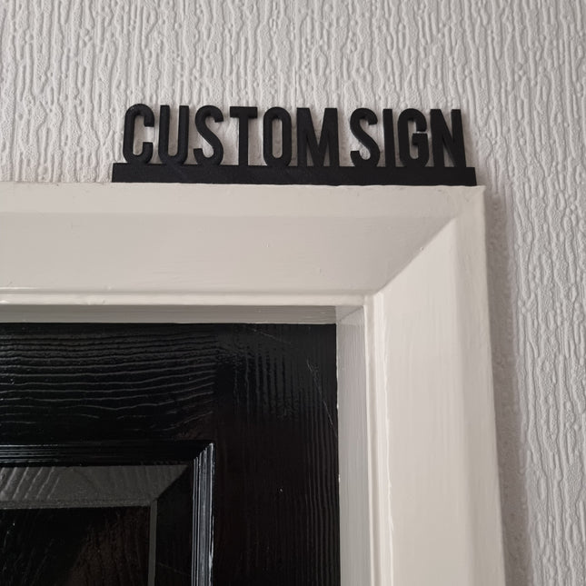 Personalized Custom Door topper, shelf decor, wall decor, quirky home interior decor, quirky gift, door decoration 