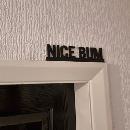 Nice Bum Door Topper 