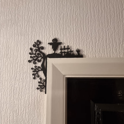 Halloween Door topper, shelf decor, wall decor, quirky home interior decor, quirky gift, door decoration, halloween gift, halloween decor 