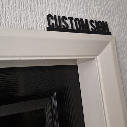 Personalized Custom Door topper, shelf decor, wall decor, quirky home interior decor, quirky gift, door decoration 