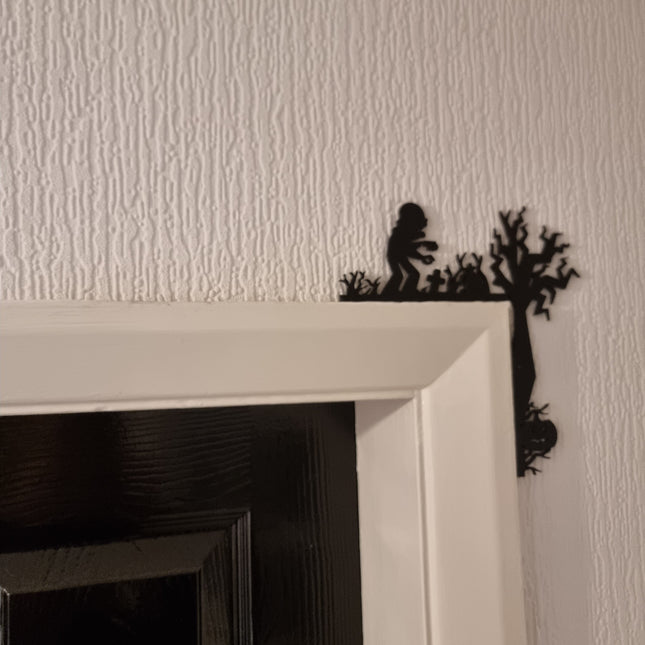 Halloween Door topper, shelf decor, wall decor, quirky home interior decor, quirky gift, door decoration, halloween gift, halloween decor 