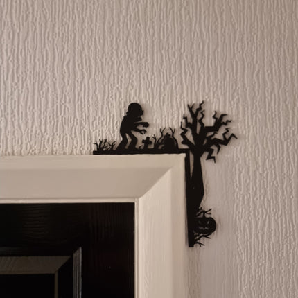 Halloween Door topper, shelf decor, wall decor, quirky home interior decor, quirky gift, door decoration, halloween gift, halloween decor 