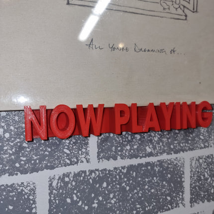 Now Playing Wall Mounted Vinyl Record Display Shelf, Record LP Shelf, Music Vinyl Wall Mountable Display, LP Vinyl Record Shelf / Shelves