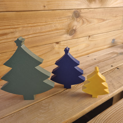 3D Printed Freestanding Christmas Tree Ornaments - Modern Festive Decorations for Christmas, Home Decor, Ornaments, Christmas Tree