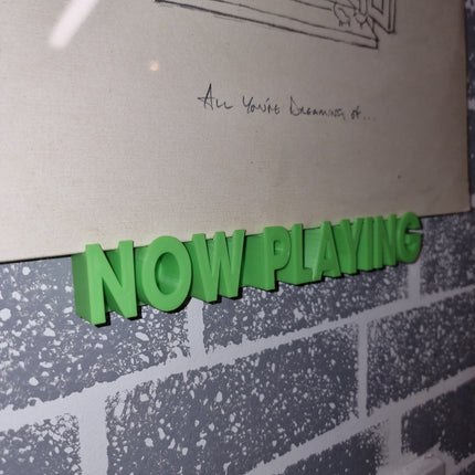 Now Playing Wall Mounted Vinyl Record Display Shelf, Record LP Shelf, Music Vinyl Wall Mountable Display, LP Vinyl Record Shelf / Shelves