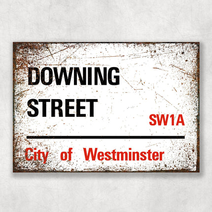 Downing Street - City of Westminster, Street Sign, Downing Street gift, Downing Street Souvenir, Downing Street Keepsake,London Gifts