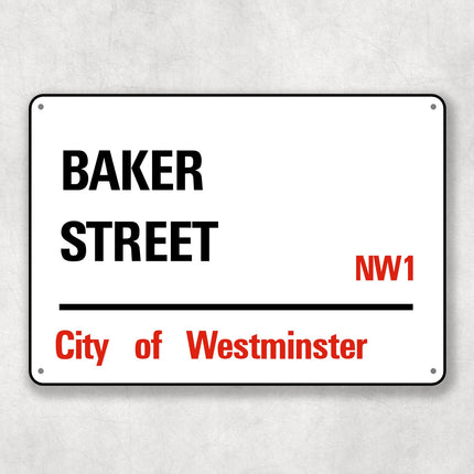 Baker Street - City of Westminster, Street Sign, Baker Street gift, Baker Street Souvenir, Baker Street Keepsake,London Gifts