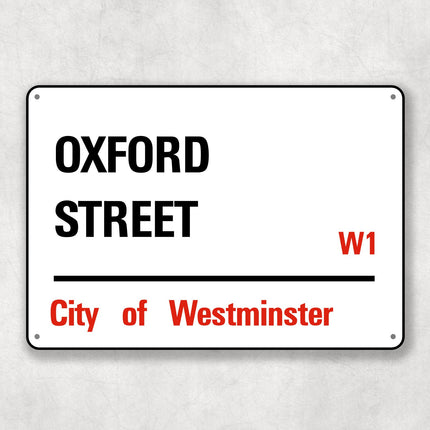 Oxford Street - City of Westminster, Street Sign, Oxford Street gift, Oxford Street Souvenir, Oxford Street Keepsake, London Gifts