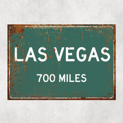 PERSONALIZED LAS VEGAS Sign, Las Vegas City Distance Sign, City of Las Vegas Gift, Las Vegas Gifts, Las Vegas Souvenir, Las Vegas Signs
