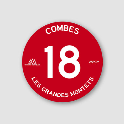 Vintage Ski Piste Marker Sign - Vintage Ski Piste Marker Decor - Vintage Ski Piste - Vintage Style Sign