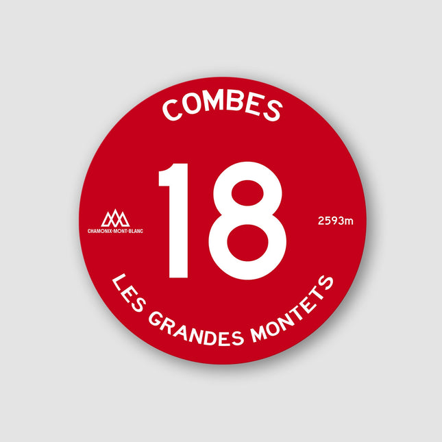 Vintage Ski Piste Marker Sign - Vintage Ski Piste Marker Decor - Vintage Ski Piste - Vintage Style Sign