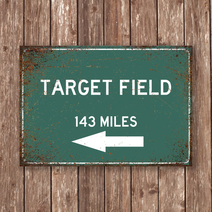 PERSONALIZED Target Field Distance Sign, Target Field Stadium, Target Field Miles, Minneapolis Sign, Minneapolis gift, Minneapolis Souvenir