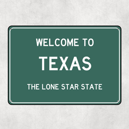 Welcome to Texas Sign, Texas Metal Sign, Texas Gift, Texas Gifts, Texas Souvenir, Texas Lone Star State