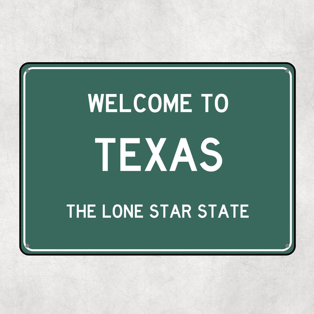 Welcome to Texas Sign, Texas Metal Sign, Texas Gift, Texas Gifts, Texas Souvenir, Texas Lone Star State