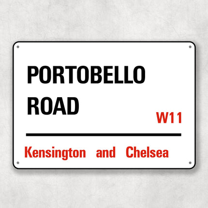 Portobello Road - Kensington and Chelsea, Street Sign, Portobello Road gift, Portobello Road Souvenir, Portobello Road Keepsake,London Gifts