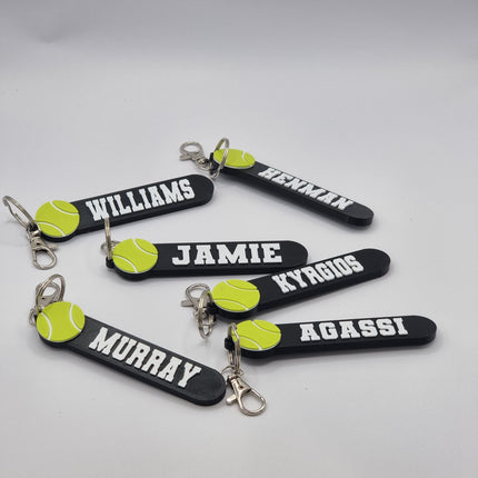 Personalised Tennis Keychain 