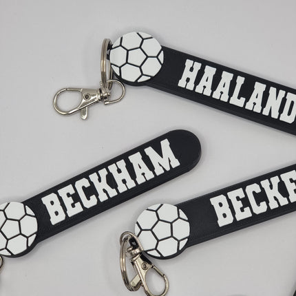 Personalised Football Keychain 