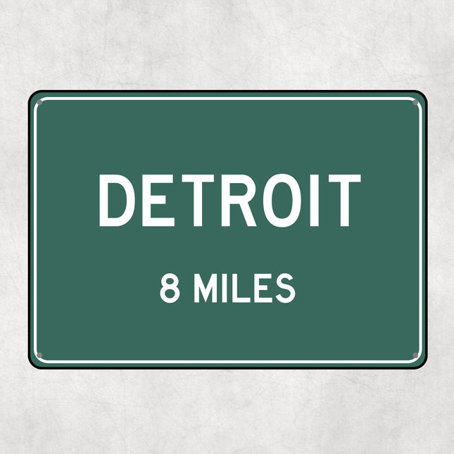 PERSONALIZED DETROIT Sign, Detroit City Distance Sign, City of Detroit Gift, Detroit Gifts, Detroit Souvenir, Detroit Signs