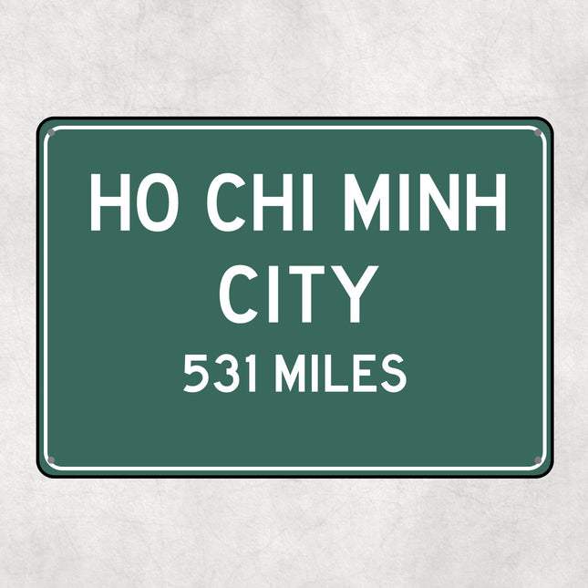 PERSONALIZED HO CHI Minh Sign, Ho Chi Minh City Distance Sign, City of Ho Chi Minh Gift, Ho Chi Minh Gifts, Ho Chi Minh Souvenir,Ho Chi Minh