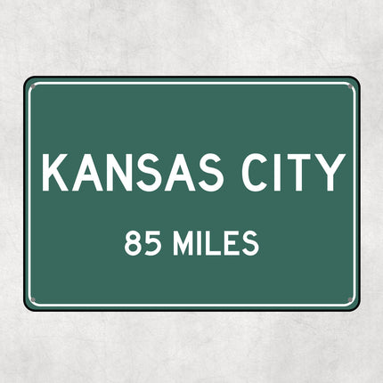 PERSONALIZED KANSAS Sign, Kansas City Distance Sign, City of Kansas Gift, Kansas Gifts, Kansas Souvenir, Kansas Signs