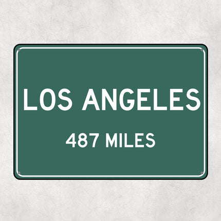 PERSONALIZED LOS ANGELES Sign, Los Angeles City Distance Sign, City of Los Angeles Gift, Los Angeles Gifts, Los Angeles Souvenir,Los Angeles