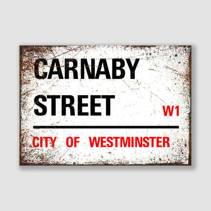 Carnaby Street - City of Westminster, Street Sign, Carnaby Street gift, Carnaby Street Souvenir, Carnaby Street Keepsake,Carnaby Street Sign