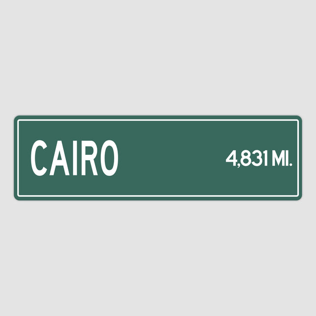 PERSONALIZED CAIRO Sign, Cairo City Distance Sign, City of Cairo Gift, Cairo Gifts, Cairo Souvenir, Cairo Sign