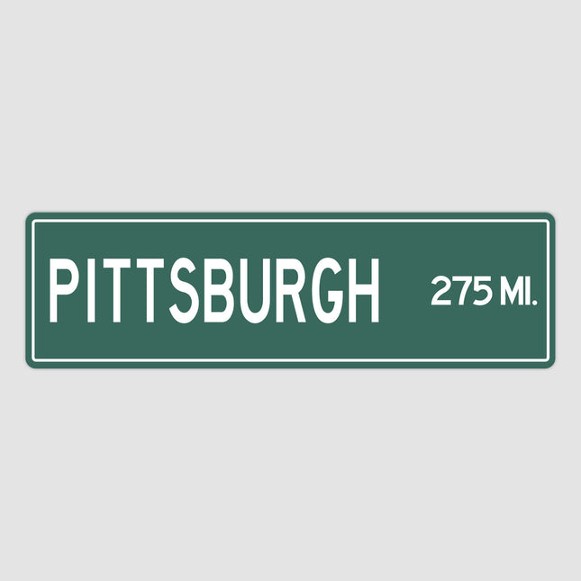 PERSONALIZED PITTSBURGH Sign, Pittsburgh City Distance Sign, City of Pittsburgh Gift, Pittsburgh Gifts, Pittsburgh Souvenir