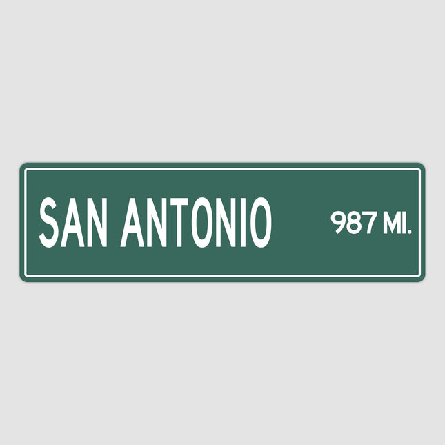 PERSONALIZED SAN ANTONIO Sign, San Antonio City Distance Sign, City of San Antonio Gift, San Antonio Gifts, San Antonio Souvenir
