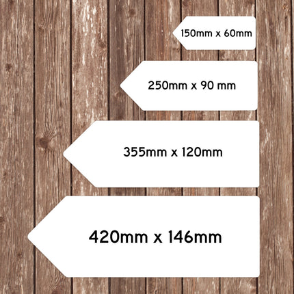 Personalized Brown UK Road Arrow Sign for Football Grounds/Stadiums - Vintage Style Directional Railway Pointer