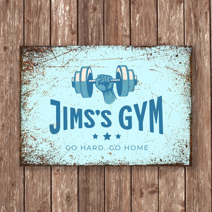 Custom Gym Sign, Gym Room Sign, Husbands Gym, Groom Gift, Personal Trainer, Personalized Gym Gift, Gym Decor, Weight Room Gift, Weight Lift