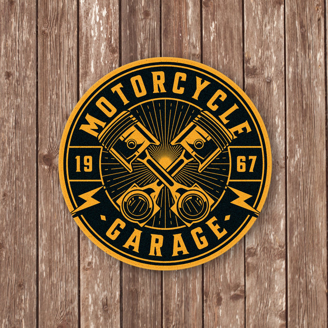 Motorcycle Garage Sign - Garage Decor - Motorcycle Sign - Motorbikes Decor - Vintage Style Sign