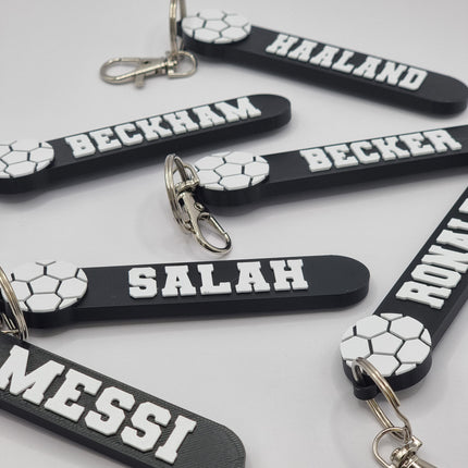Personalised Football Keychain 