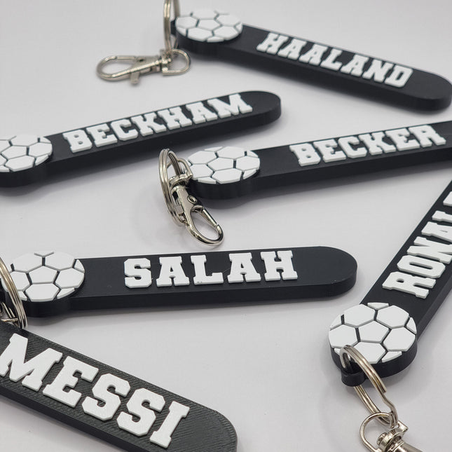 Personalised Football Keychain 