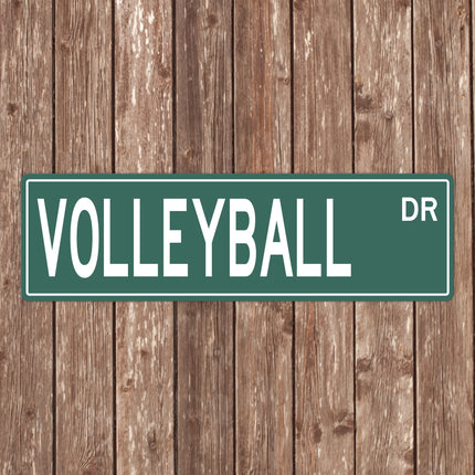 Custom Volleyball Street Sign - Perfect Gift for Volleyball Fans & Players - Volleyball Signs, Volleyball Gifts