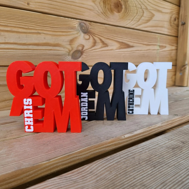 Personalised Got ’Em Sneakerhead Sign 