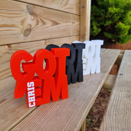 Personalised Got ’Em Sneakerhead Sign 