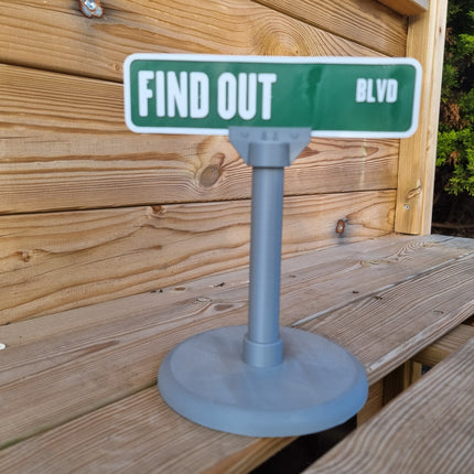 Personalized Handcrafted Street Sign - Unique Custom Name Plate, One of a Kind Home Decor, Perfect Housewarming Gift,Desk Art & Office Decor