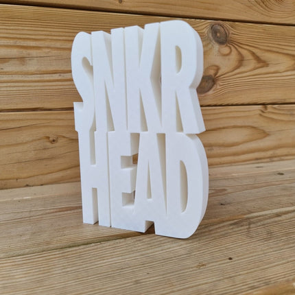 SNKR HEAD Sneakerhead Sign 