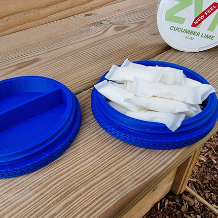 Pillow Puck - Zyn Pouch Container - Nicotine Holder - Screw Container for Nicotine