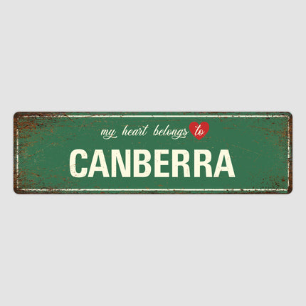 Heart Belongs to Canberra Sign, Canberra City Sign, City of Canberra Gift, Canberra Gifts, Canberra Souvenir, Canberra Sign