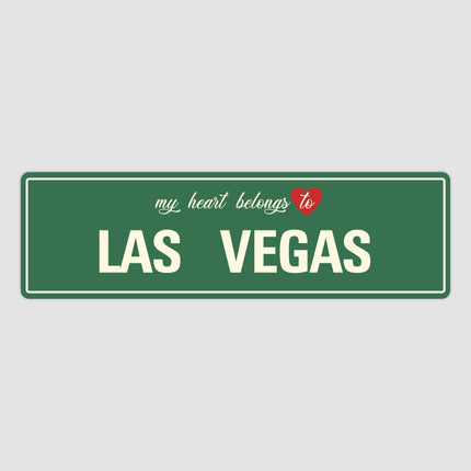 Heart Belongs to Las Vegas Sign, Las Vegas City Sign, City of Las Vegas Gift, Las Vegas Gifts, Las Vegas Souvenir, Las Vegas Sign