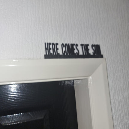 HERE COMES The SUN Door topper, shelf decor, wall decor, quirky home interior decor, quirky gift, door decoration 