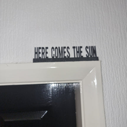 HERE COMES The SUN Door topper, shelf decor, wall decor, quirky home interior decor, quirky gift, door decoration 