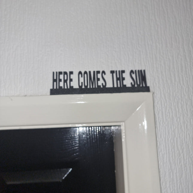 HERE COMES The SUN Door topper, shelf decor, wall decor, quirky home interior decor, quirky gift, door decoration 